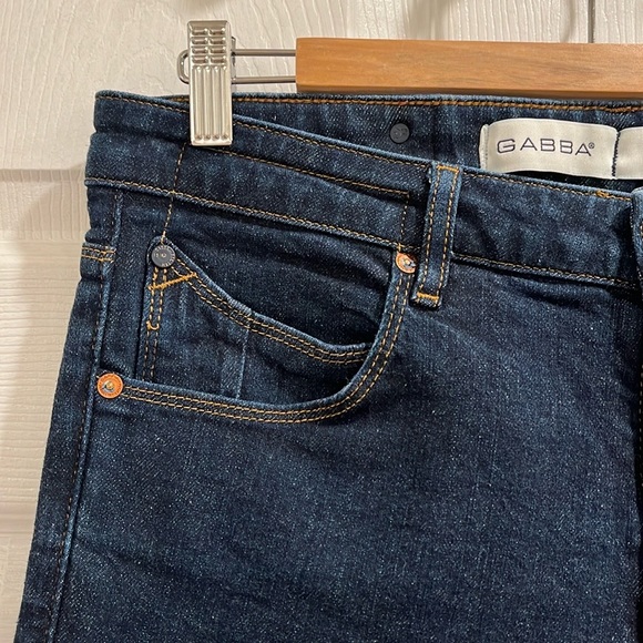 GABBA Rey Slim Fit Dark Denim Jeans - Picture 6 of 16